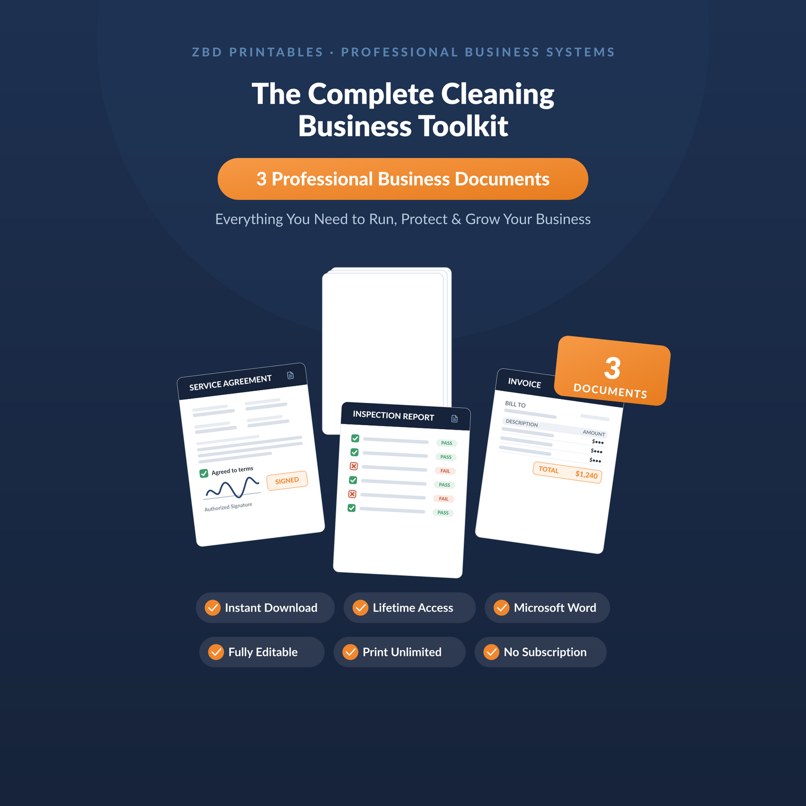 Cleaning Professional Agreement Kit — image 1