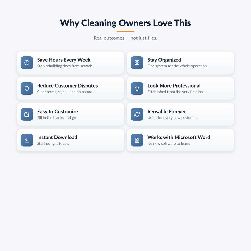 Cleaning Business Starter Kit