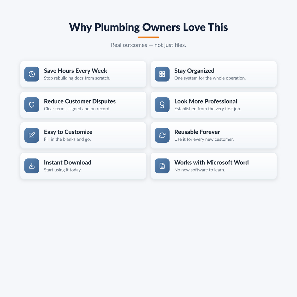 Plumbing Ultimate Business System