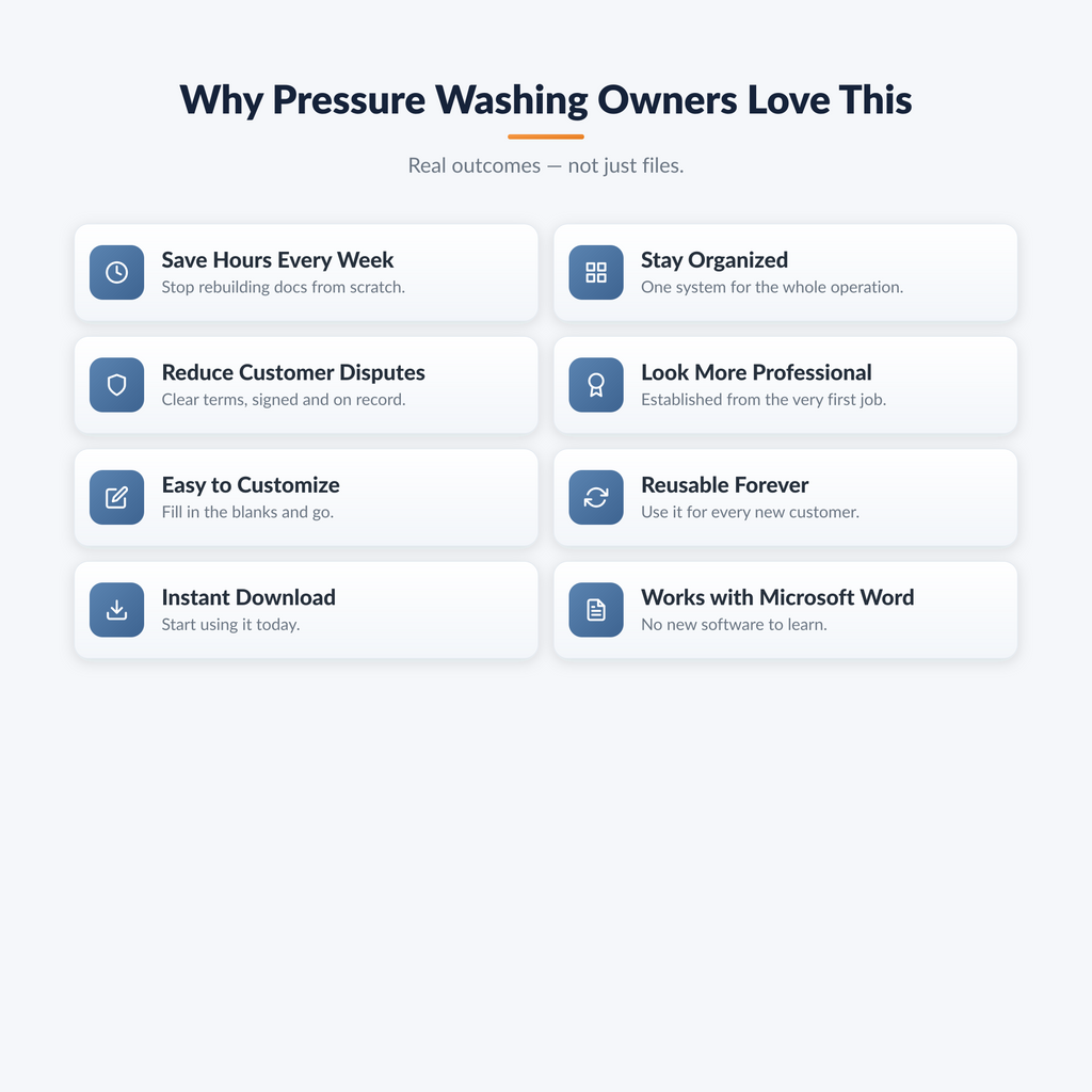 Pressure Washing Ultimate Business System