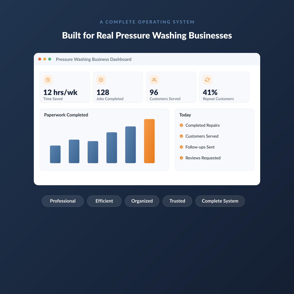 Pressure Washing Ultimate Business System