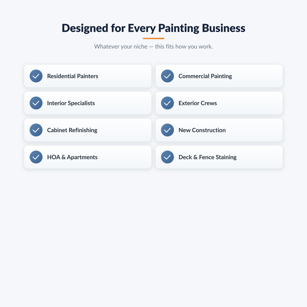 Painting Ultimate Business System