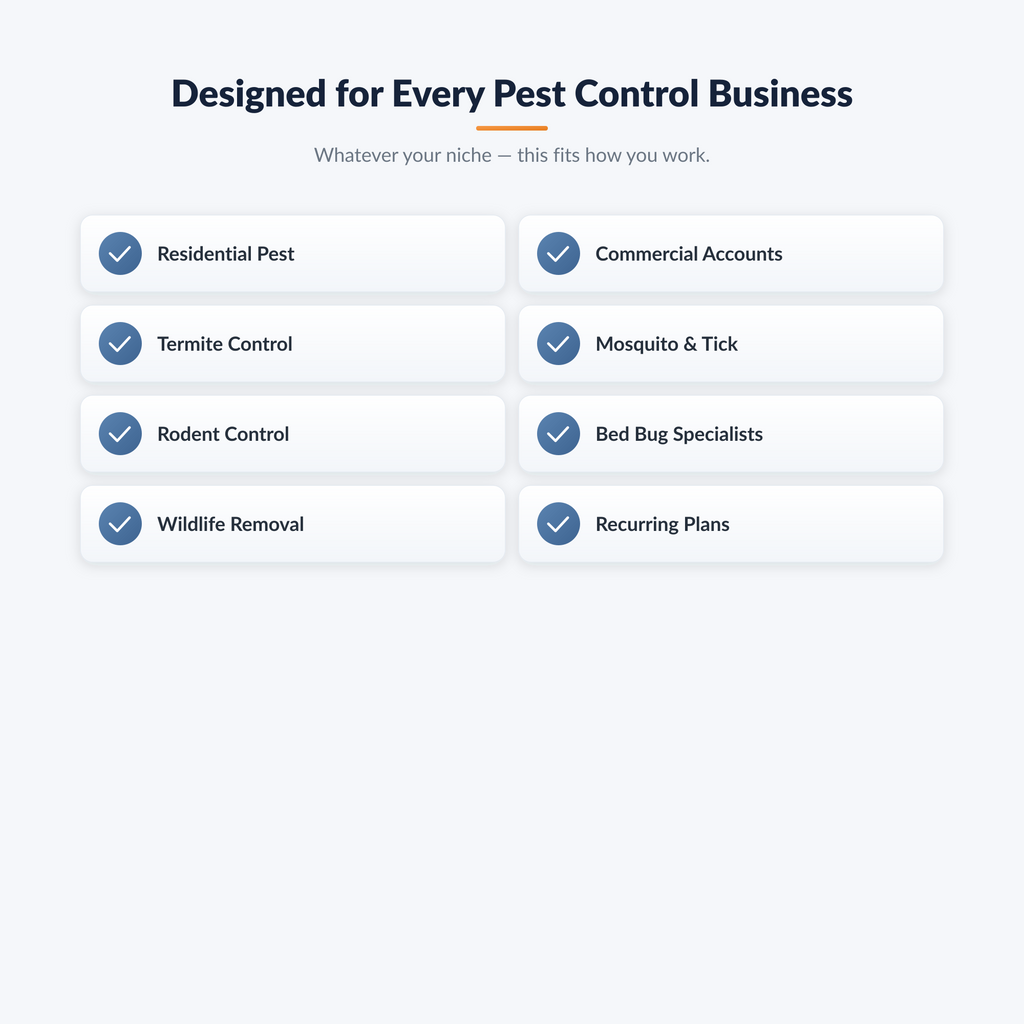 Pest Control Ultimate Business System