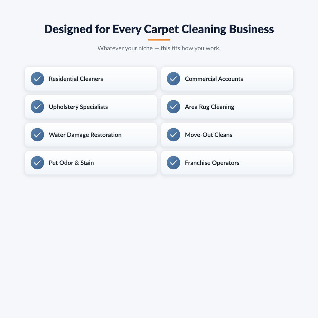 Carpet Cleaning Business Starter Kit