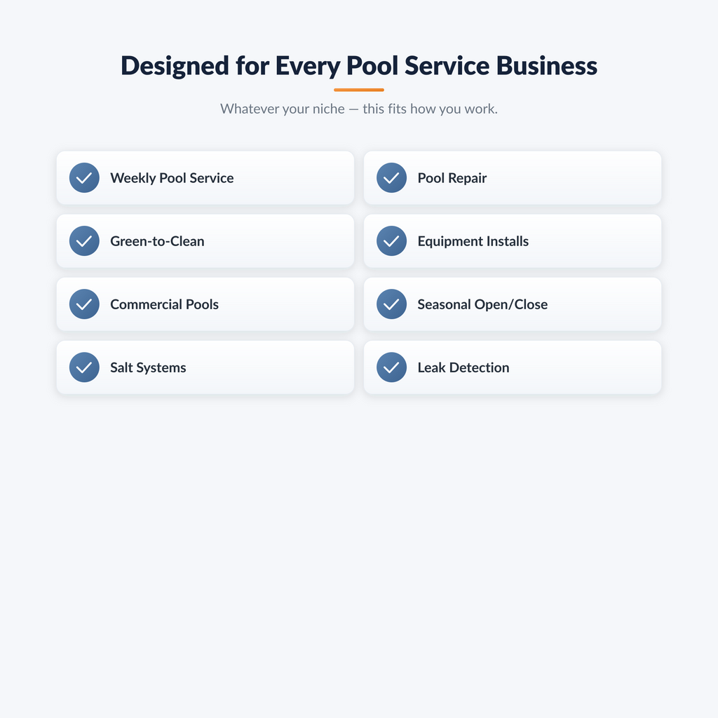 Pool Service Business Starter Kit