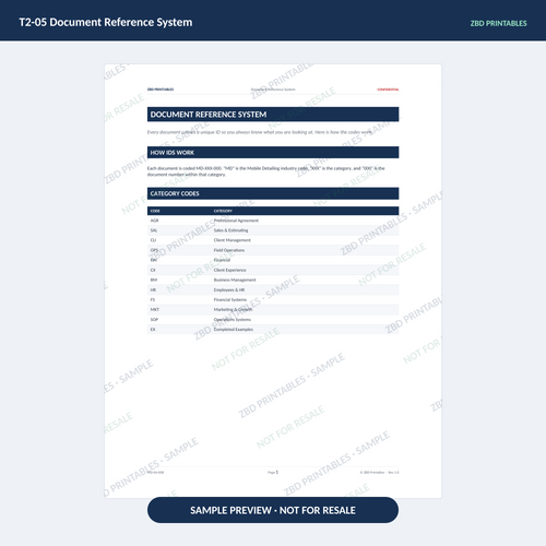Sample page from Mobile Detailing Professional Agreement Kit