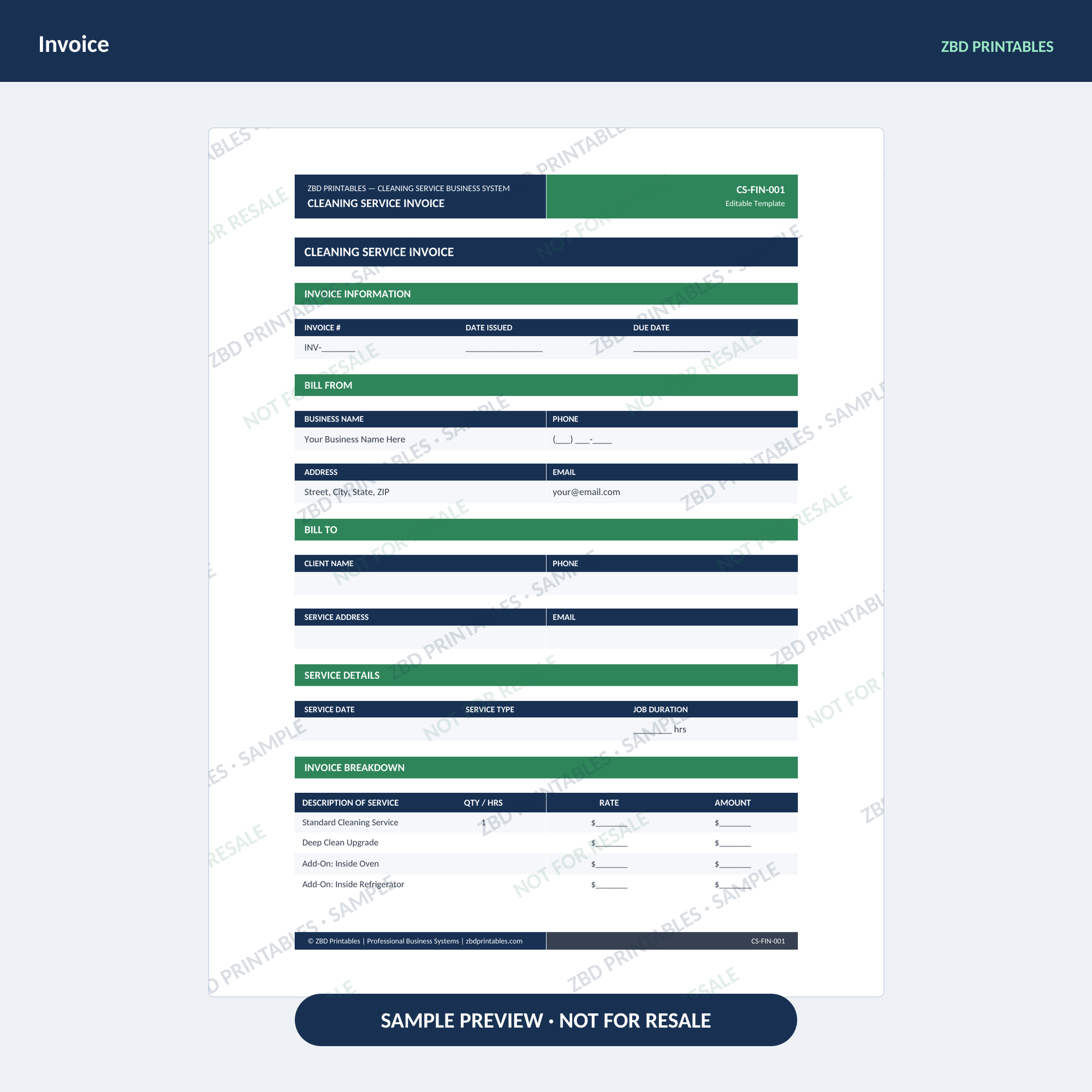 Cleaning Ultimate Business System