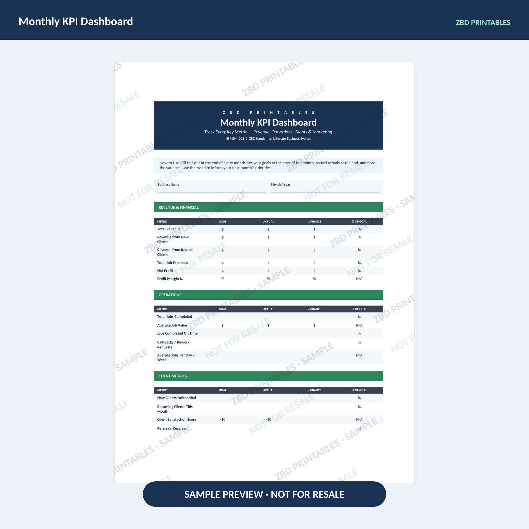 Handyman Ultimate Business System
