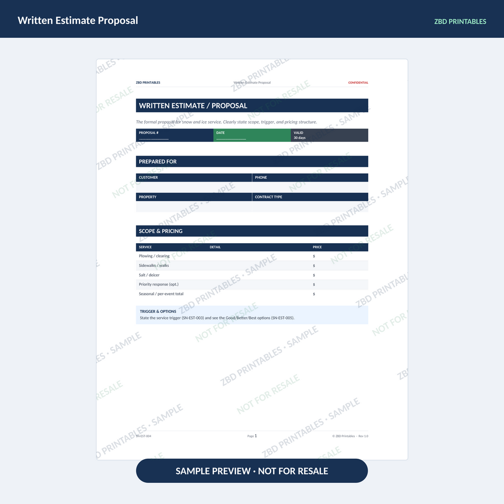Snow Removal Ultimate Business System
