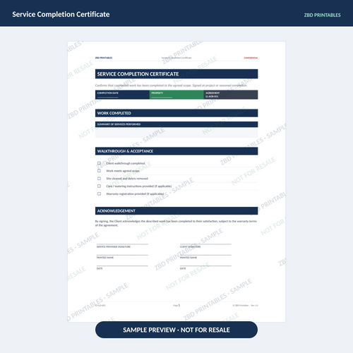Sample page from Landscaping Professional Agreement Kit
