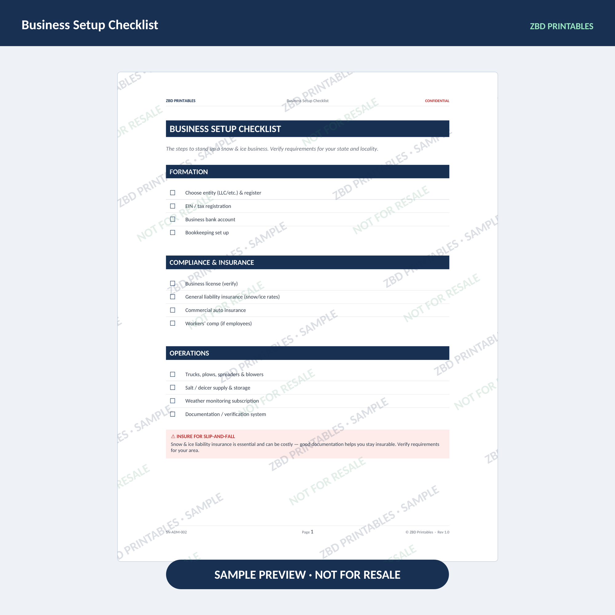 Snow Removal Ultimate Business System
