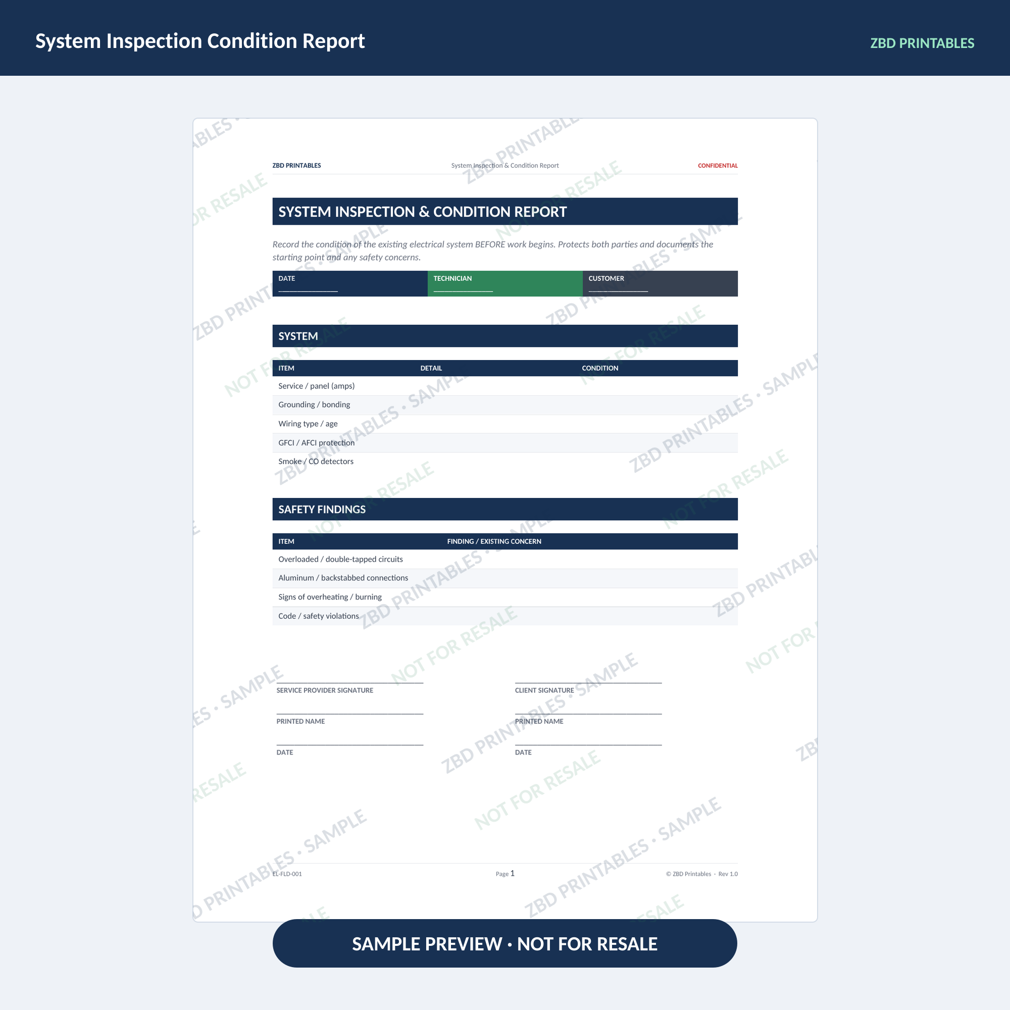 Electrical Professional Agreement Kit