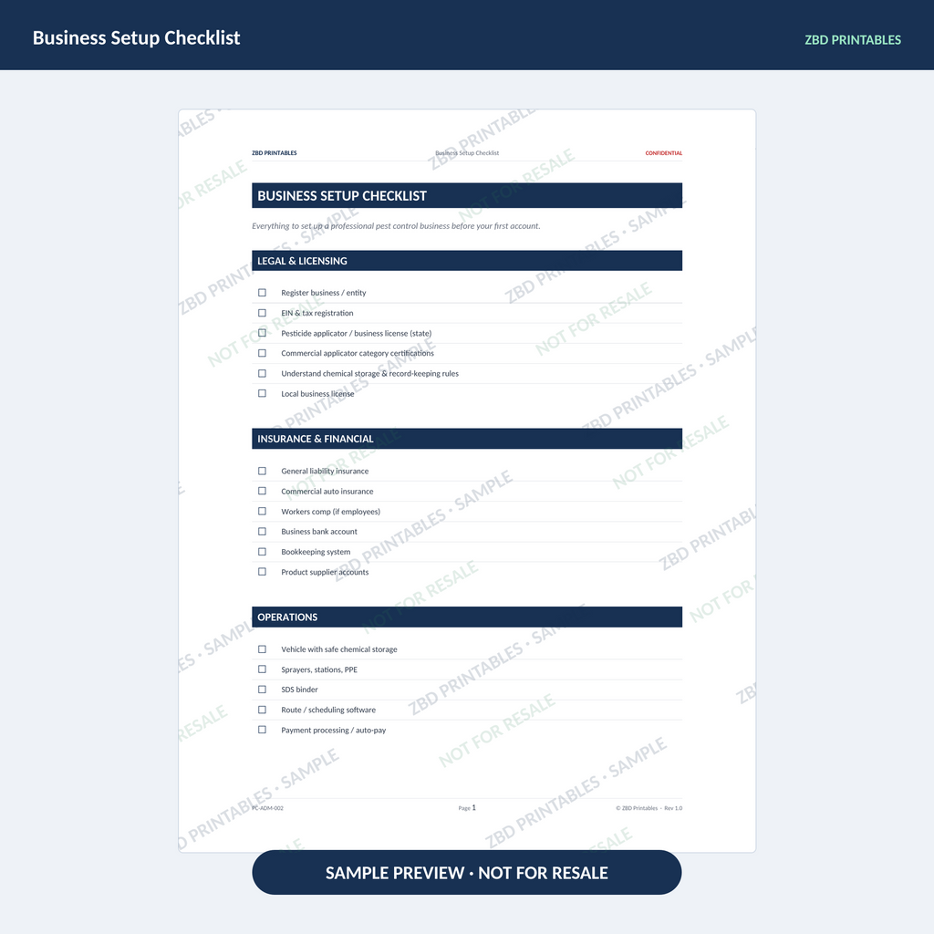 Pest Control Ultimate Business System