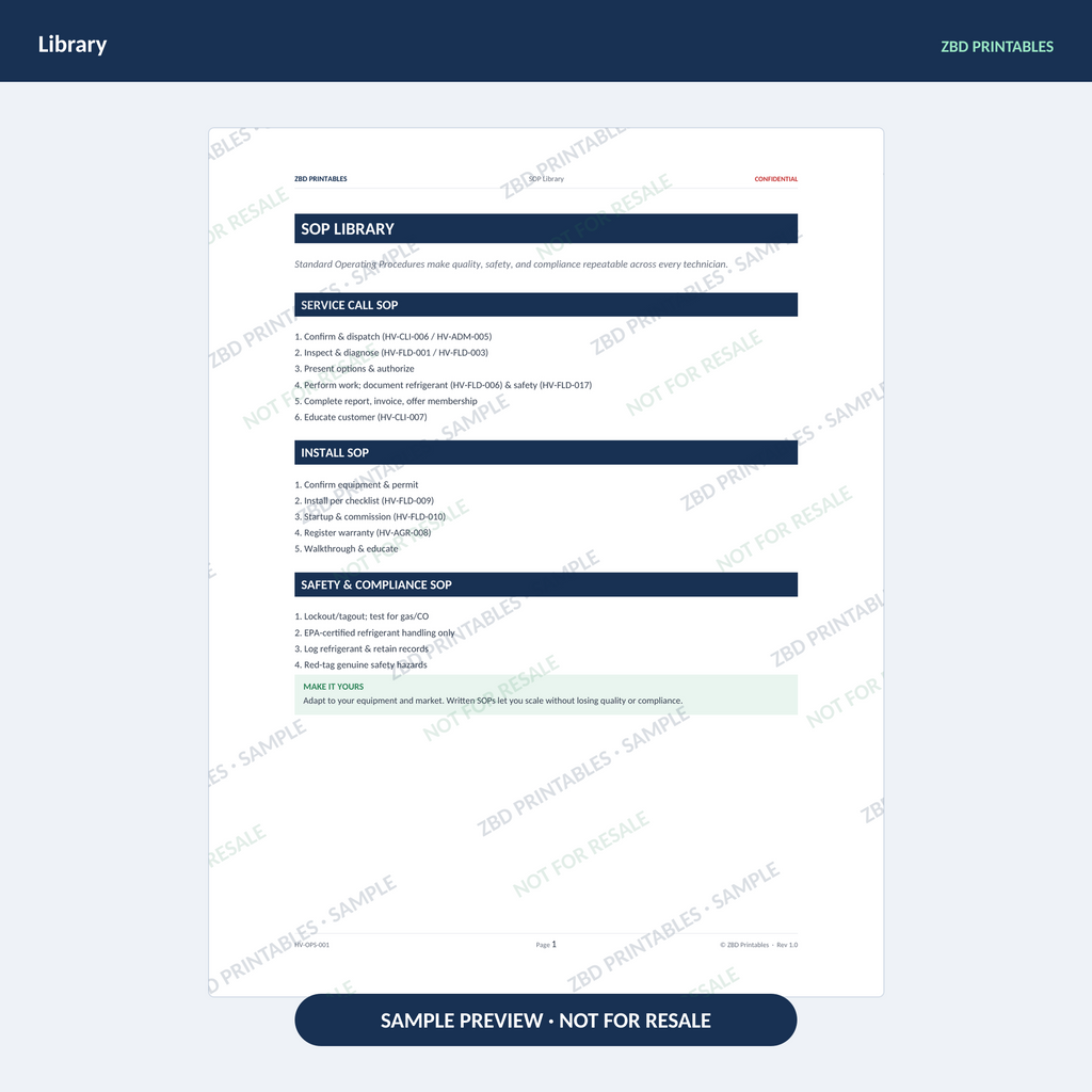HVAC Ultimate Business System