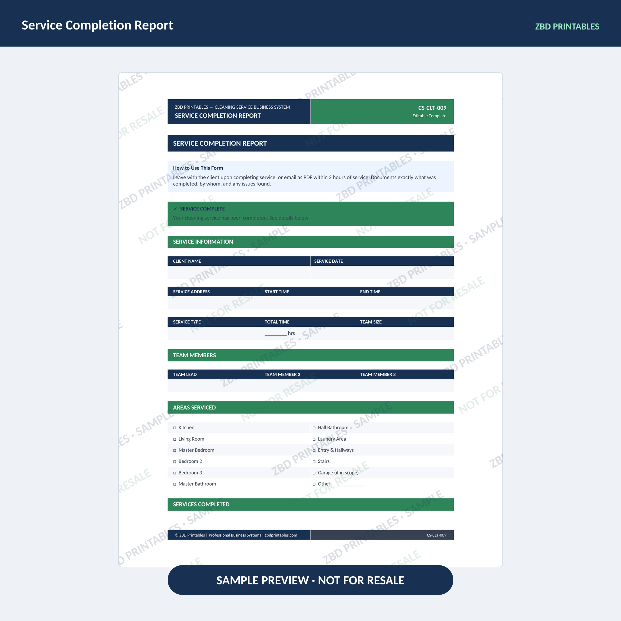 Cleaning Ultimate Business System