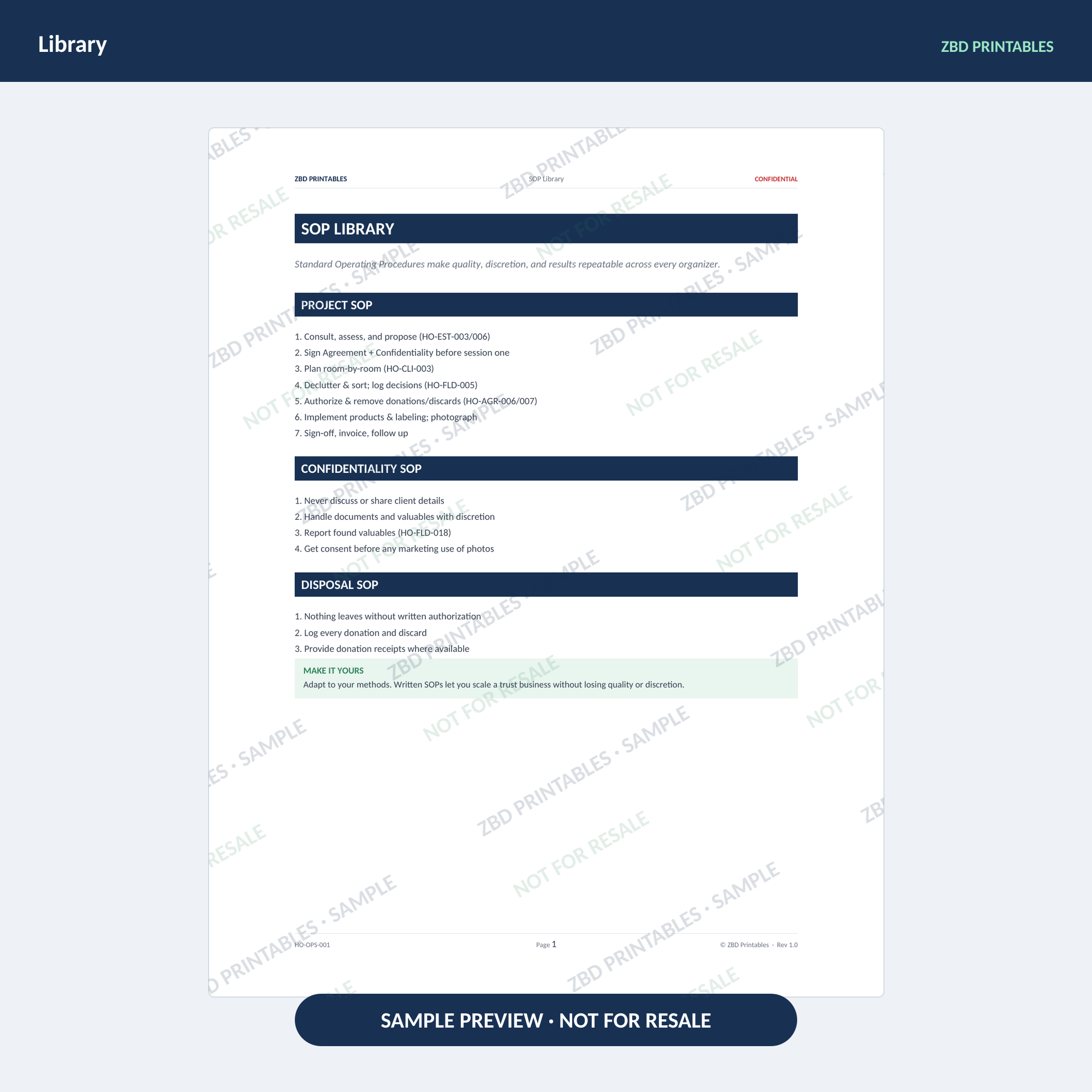 Home Organizing Ultimate Business System