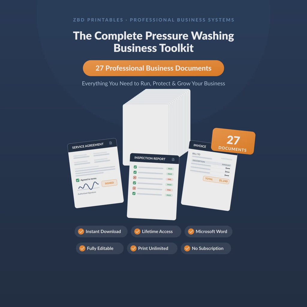 Pressure Washing Business Starter Kit