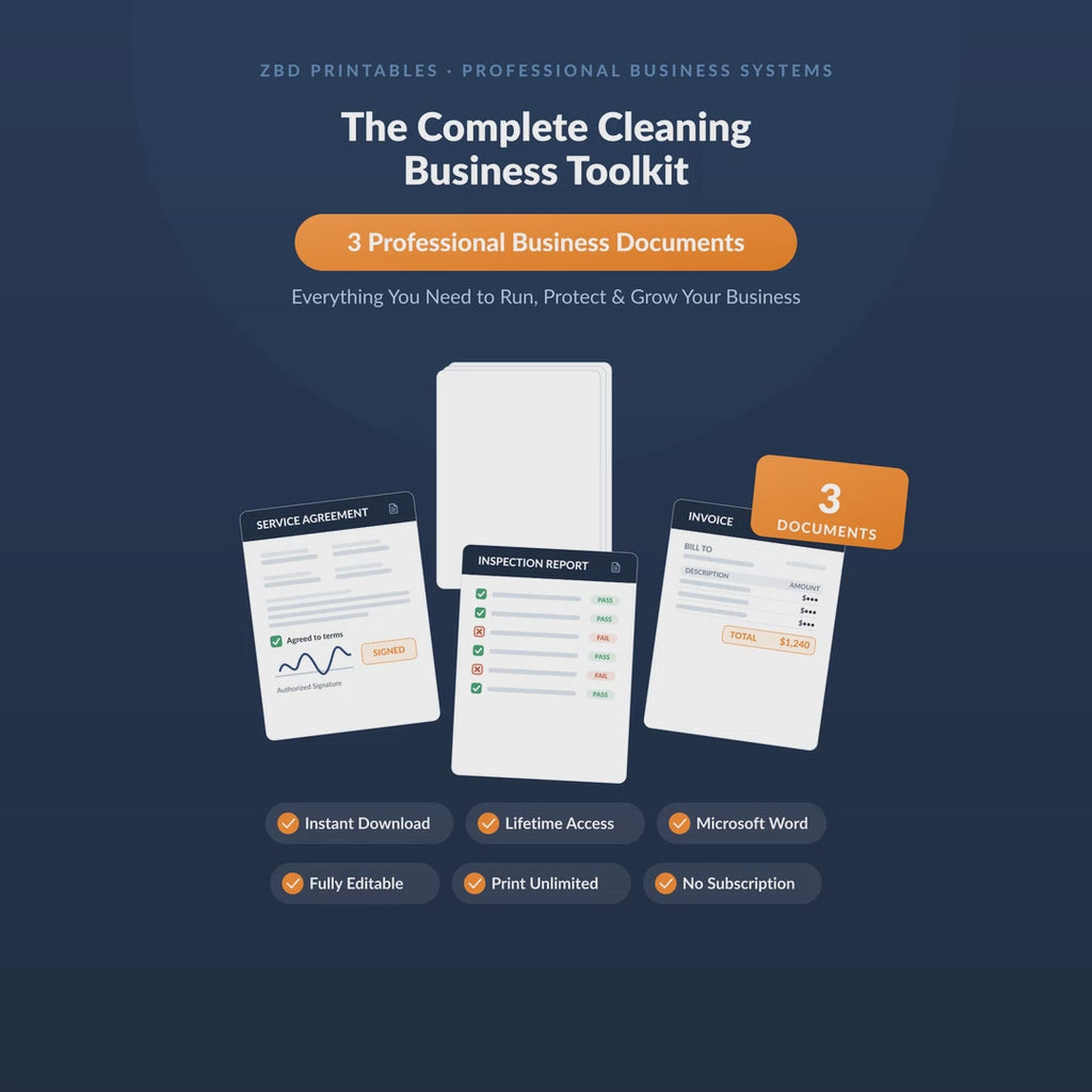 Cleaning Professional Agreement Kit